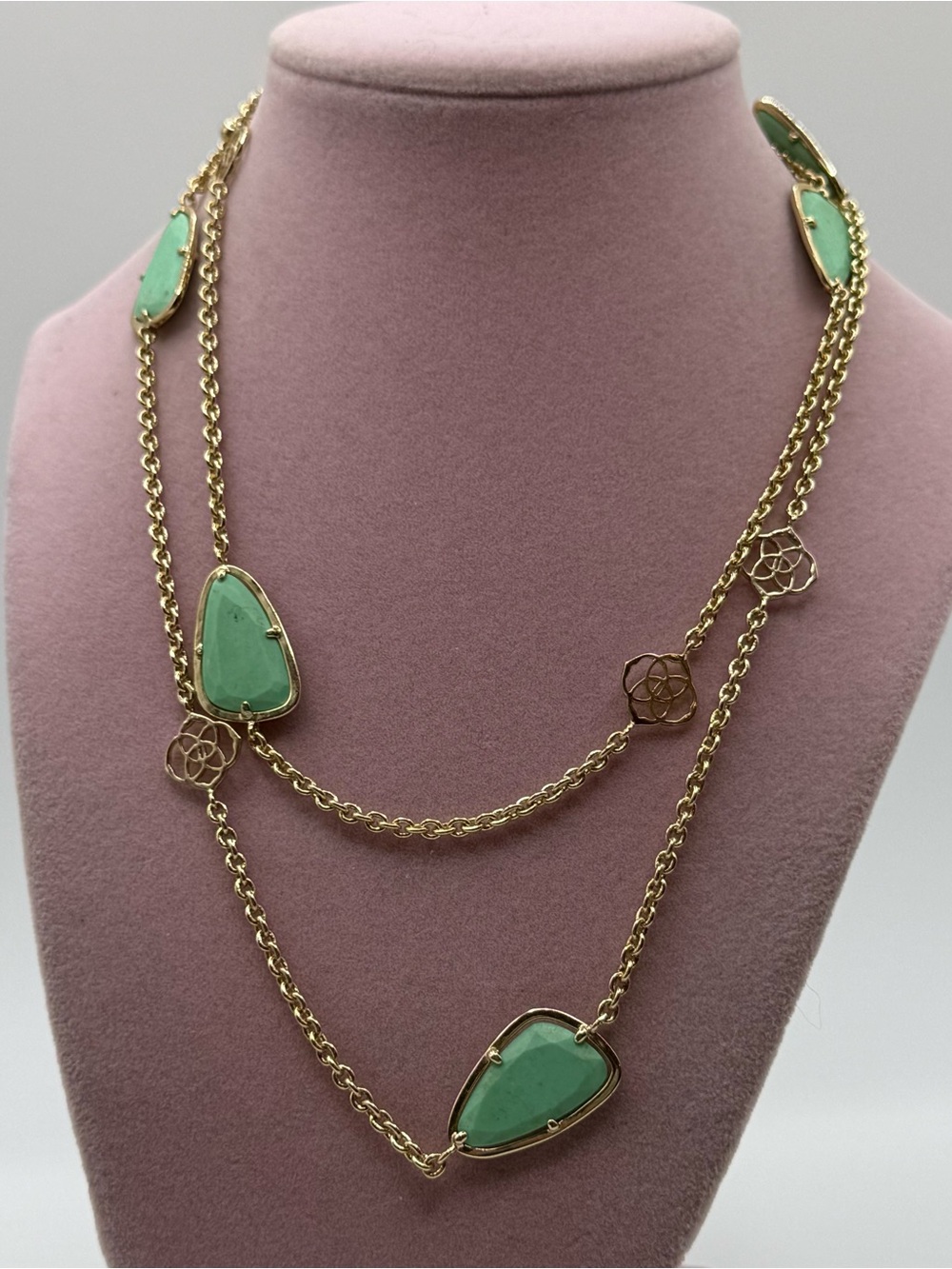 Kendra Scott Kinley Stone Drop Necklace